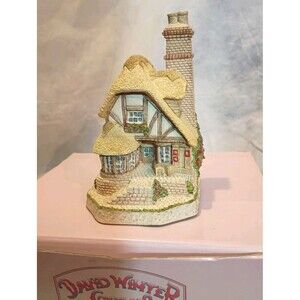Vtg 1991 David Winter Cottages AUDREY'S TEA ROOM Original box